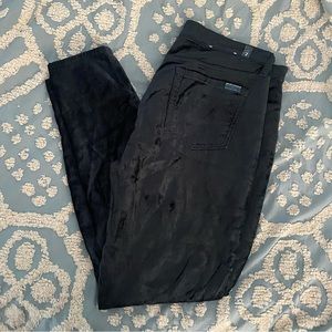 Dark teal 7 For All Mankind velvet jeans size 30